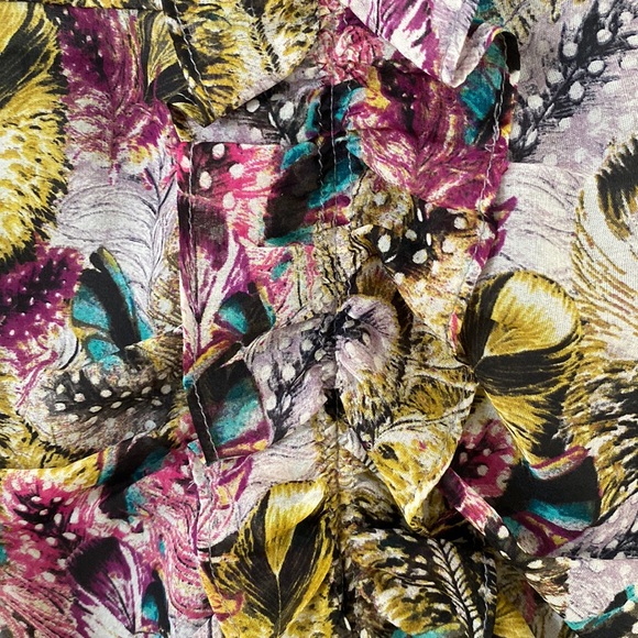 Anthropologie LEIFSDOTTIR FEATHER FIESTA DRESS Size 0 VGC - Picture 4 of 8